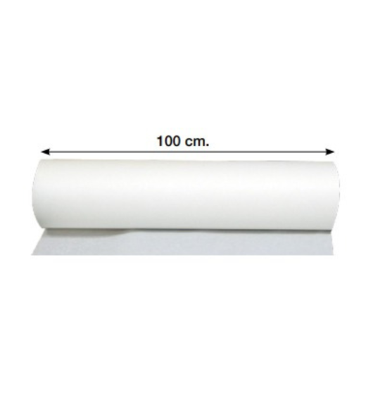 Entretela Rasgável Base de Bordado Branco 55g Rolo de 1m X 200m