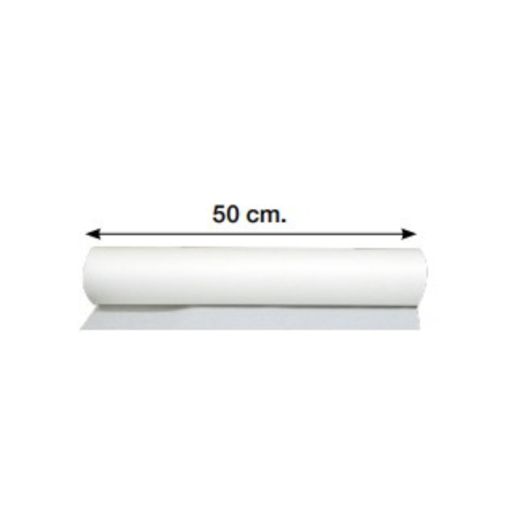 Entretela Rasgável Base de Bordado Branco 55g Rolo de 50cm X 25m