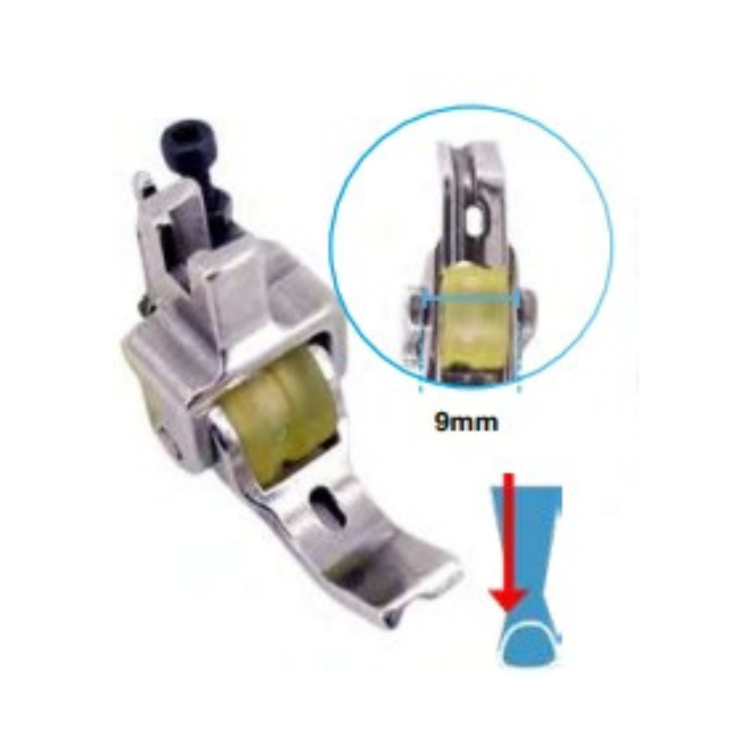 Calcador Jack Com Roda Cordão/Vivo Esq. 1/8