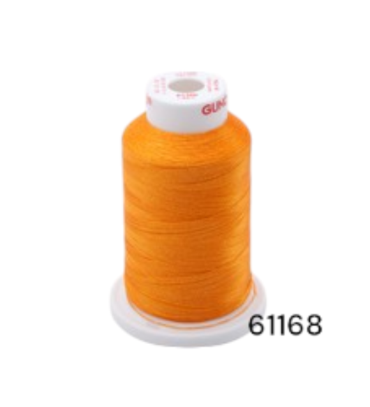 Linha de Bordar Gunold Poly 40 1000 Metros - Laranja, 61168
